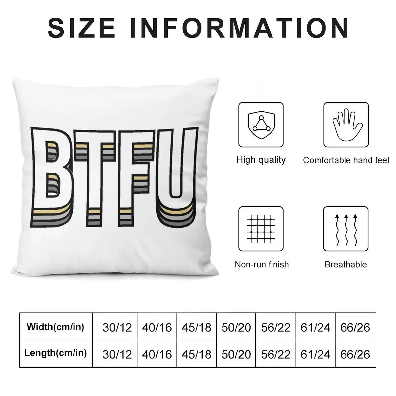 BTFU Purdue University Throw Pillow pillow cover christmas Decorative pillow case Cusions Cover