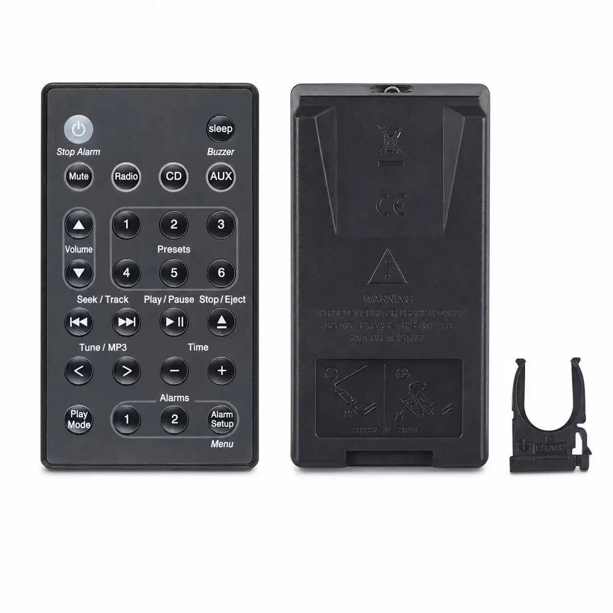Replacement Remote Control AM-Black Compatible With BOSE Wave CD Audio System 1/2/3/4 Gen Fit AWRCC1 AWRCC2 AWRCC3 AWRCC4 Spare