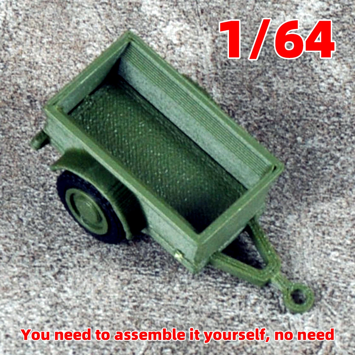 Montage-Set Statisches Plastikmodell-Kit Mehrzweck-Auto SUV Geländewagen Auto-Artillerie 1/64 – Detail 7