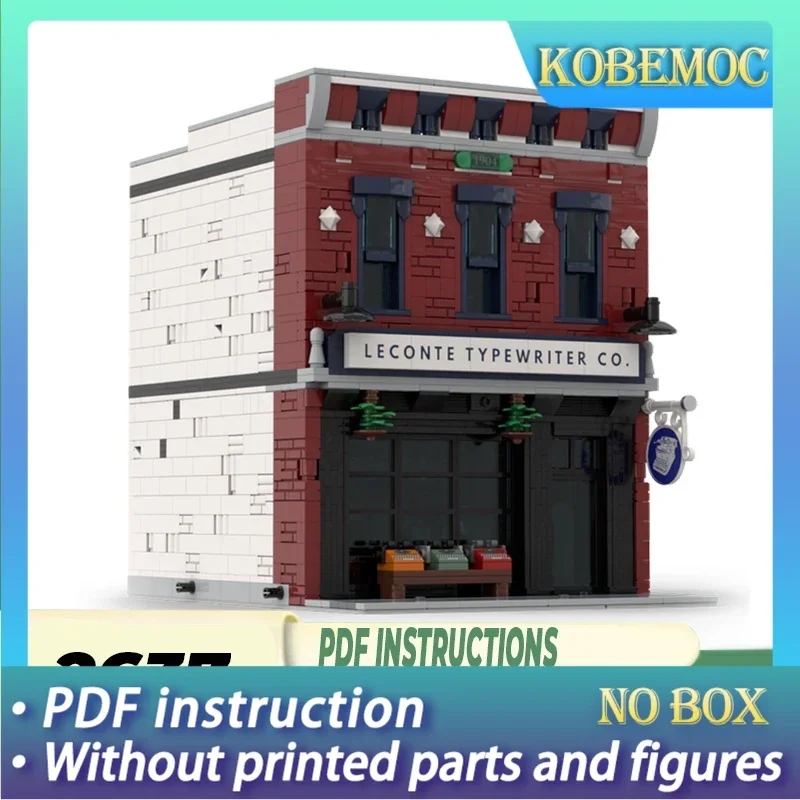 

Moc строительные блоки, модель с видом на улицу, офисное здание, технические кирпичи, сделай сам, сборка, строительные игрушки для детей, праздничные подарки