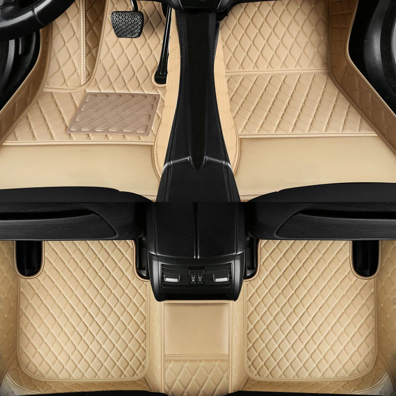 Custom Car Floor Mats for Mercedes Benz E Class W213 2019-2022 Years Artificial Leather  Carpet Interior Car Accessories