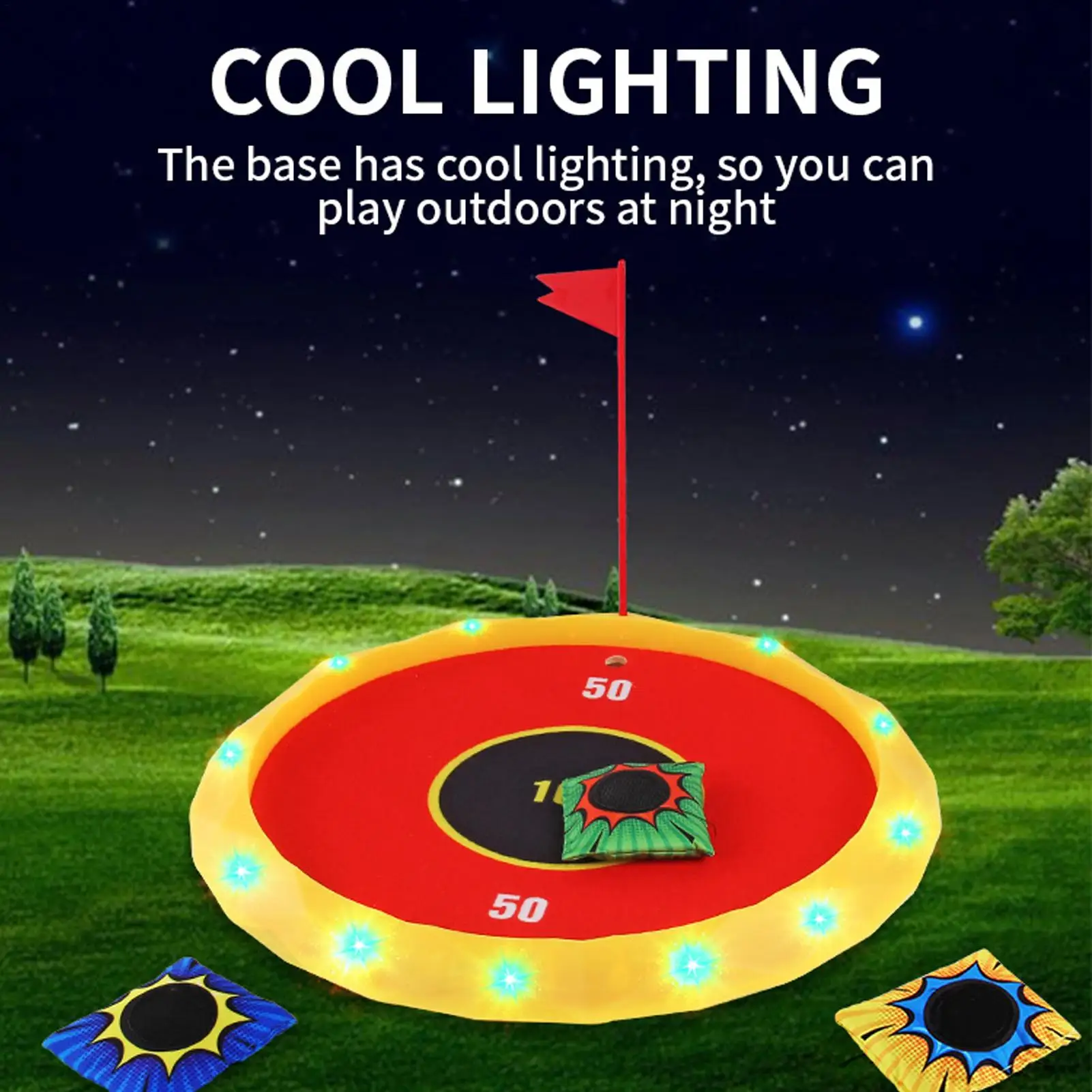 Kids Golf Clubs Set Swing Training Family Fun Activities Golf Putting Game Set For Play Practice Christmas Sports Beach Children