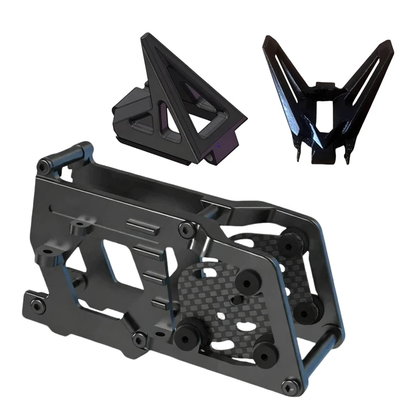 FPV Drone CNC Aluminum Alloy Modular Head Optional Antenna Seat/O4 VTX Mount/Lens Case for SpeedyBee Bee25/Master3X DIY Parts