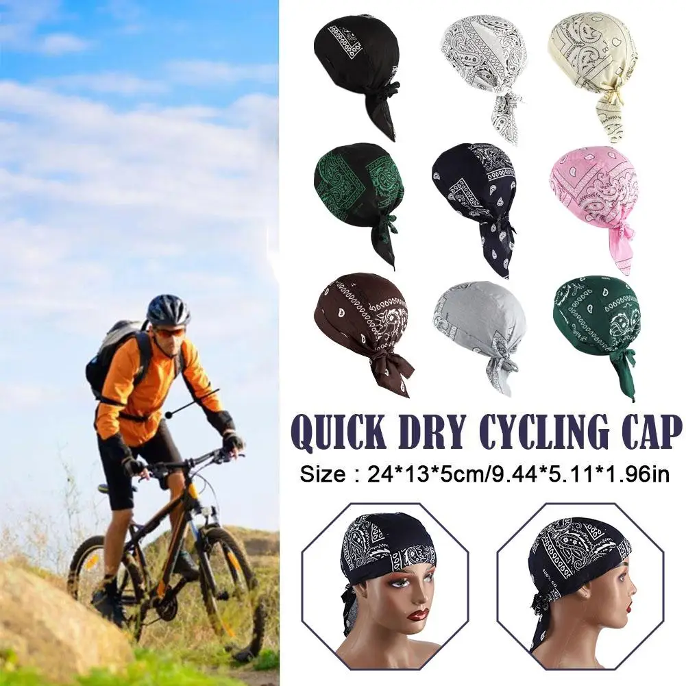 Unisex Snel Droog Puur Fietsen Hoofddoek Zomer Heren Hardlopen Bandana Hoofddoek Ciclismo Piraat Hoed Capuchon Hoofdband