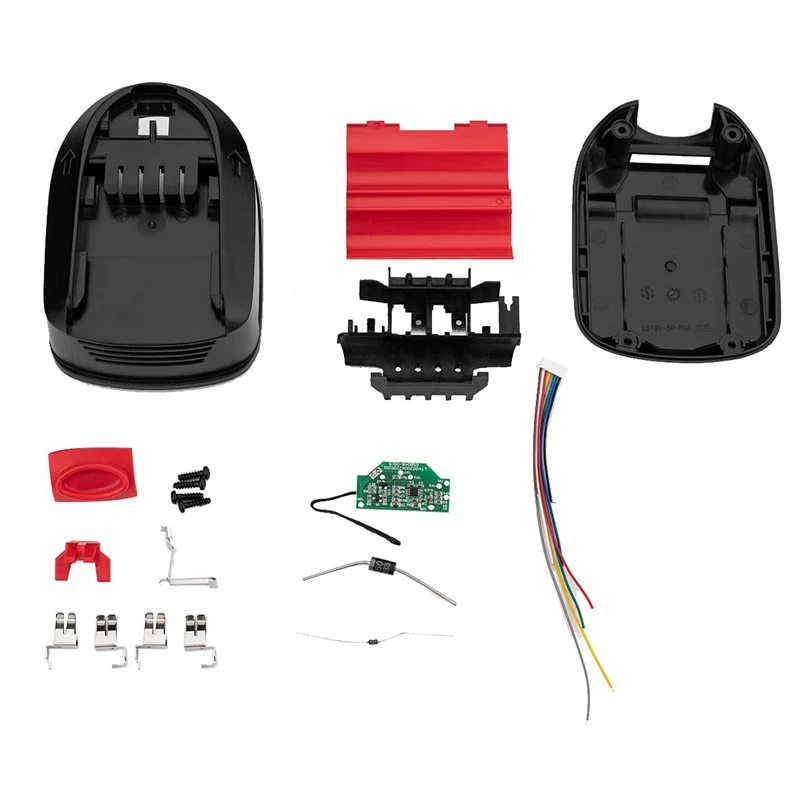 Funda de plástico para batería Bosch, carcasa protectora de batería de litio de 5 núcleos, 18V, PBA, modelo antiguo