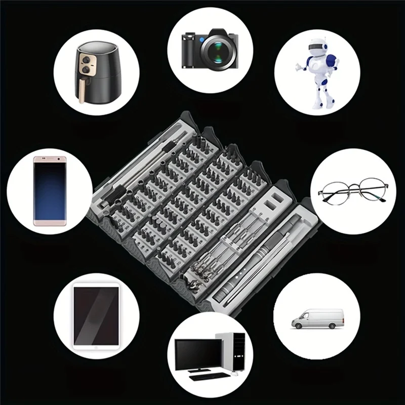 Профессиональный ремонтный инструмент ABLK, набор прецизионных отверток 128 в 1, с магнитным гибким валом для ПК, мобильного телефона, часов, камеры