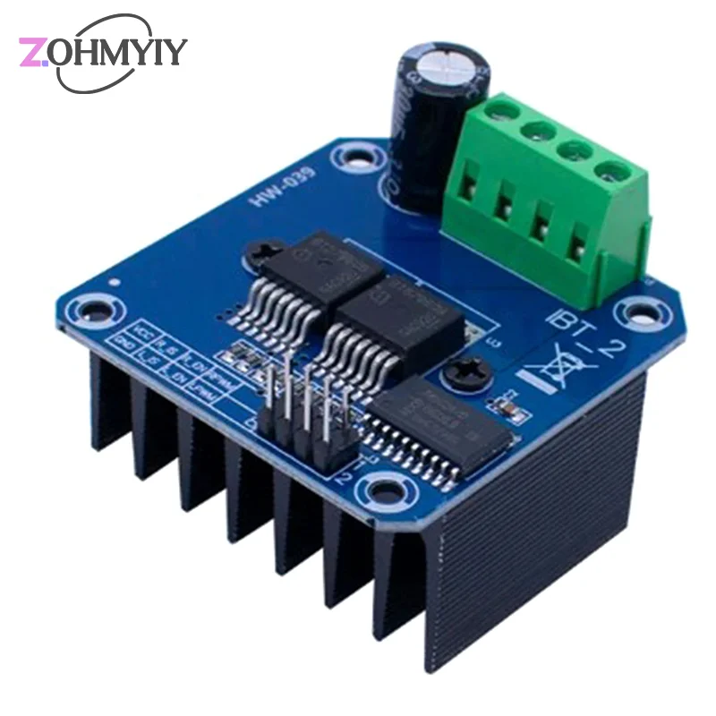 EGBO H-Bridge High-Power Motor Driver Module DIY Smart Car Current Diagnostic For Arduino Double BTS7960 43A