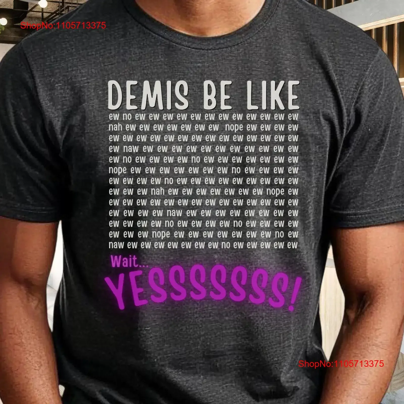 Demis Be Like funny demisexual shirt snarky demi tee cute asexual ace graysexual questioning t demigirl subtle pride vintage