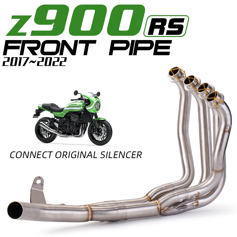 For Motorcycle Escape System Z900 Front Pipe Connect Original Motorcycle Complete Exhaust System 2017 - 2022