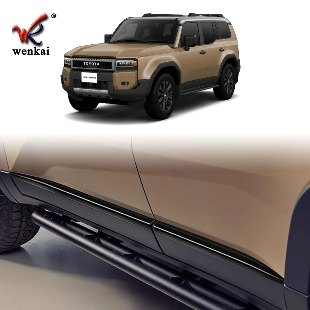 

For Toyota Land Cruiser 250 2024 1958 Prado LC250 1ST Edition Car Door Waist Line Chrome Decoration Strip,Exterior Accessories