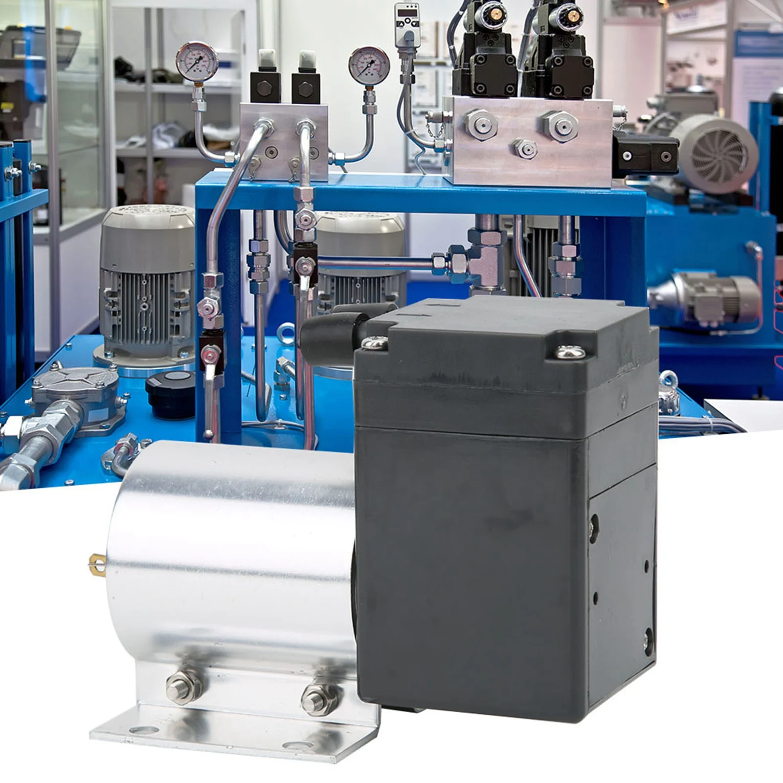 

Gas Analysis Pump Accessories Vacuum Suction Pump Negative Pressure with Stand ‑80kpa 10W DC24V/DC12V Vacuum Pump Suction Pump