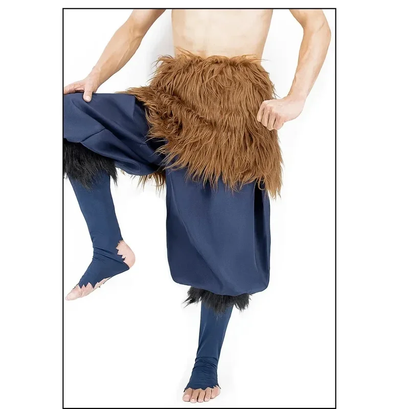 2025 nuevo disfraz de Cosplay de Anime bilibili Demon Slayer Hashibira Inosuke, pantalones elegantes de Halloween, ropa de cerdo de silicona Ma ★ ❤ ♡ ★