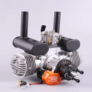 RCモデル、ガス飛行機、e60、eme用スターターなしガソリンおよびガソリンエンジン60、60cc - AliExpress