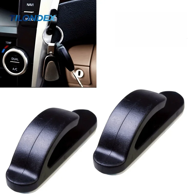 TILONDEX Handy Black Self-Stick Hooks Designed for Vehicles, Perfect for Organizing Bags And Wallets Ideal Gifts