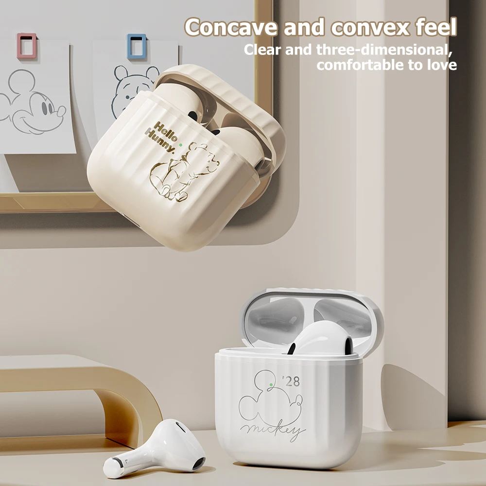 

Disney Air Pro True Wireless Bluetooth Earphones Headphones HiFi Sound Low Latency Noise Reduction Earbuds for IPhone Android