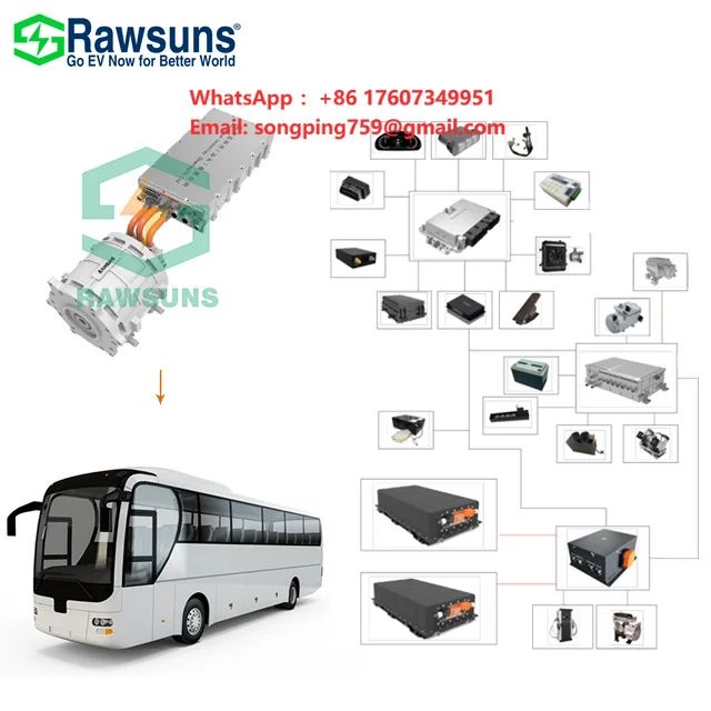 120Kw Electric Motor With Controller Ev Car Conversion Kit Marine Outboard Motor for Bus/Coach/Boat