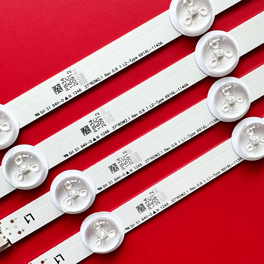 8/16PCS LED Backlight for LIJ37LN540U 37LN541U 37LA613V 37LA615V 37LN540B 37LN540R 37LN540S 6916L-1137A 1138A 1139AI