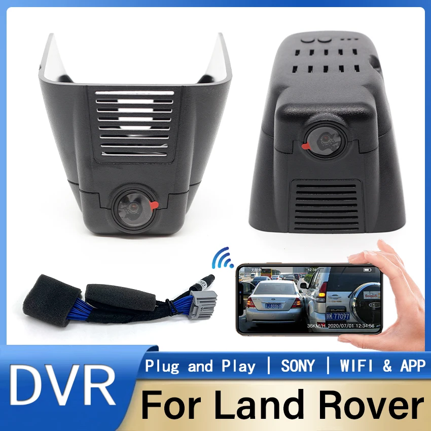 

Easy to install HD Car DVR Wifi Video Recorder Dash Cam Camera For Land Rover Velar For Jaguar XJ XJL E-PACE 2018 2019 2020 2021