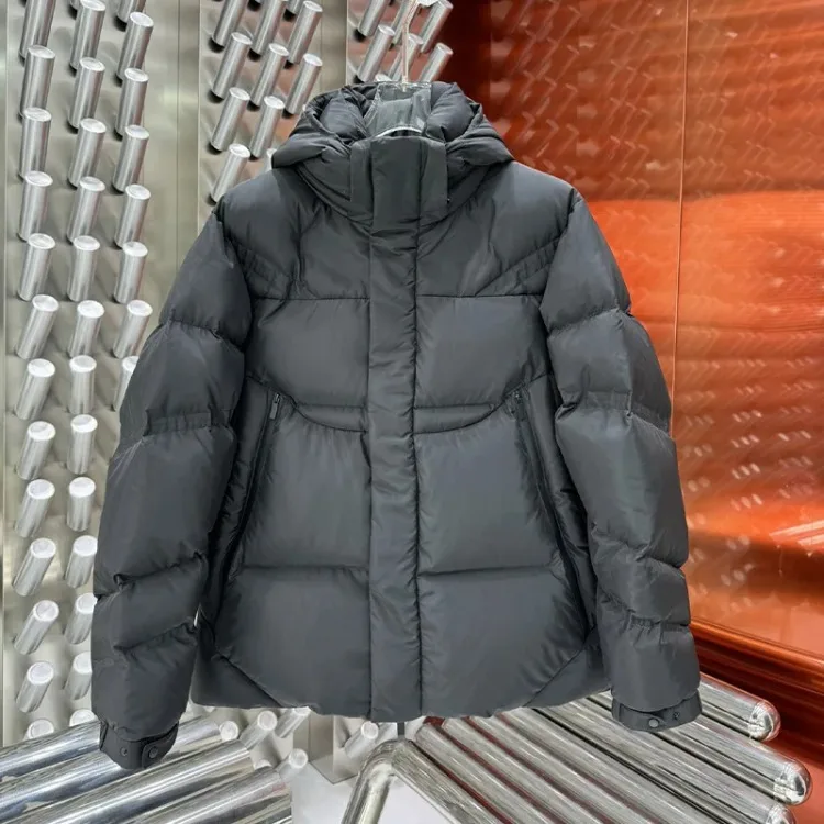 سترات سفلية للرجال معاطف بغطاء للرأس للشتاء الدافئ والخريف ملابس خارجية مريحة تناسب السترات بلون سادة سترة فاخرة