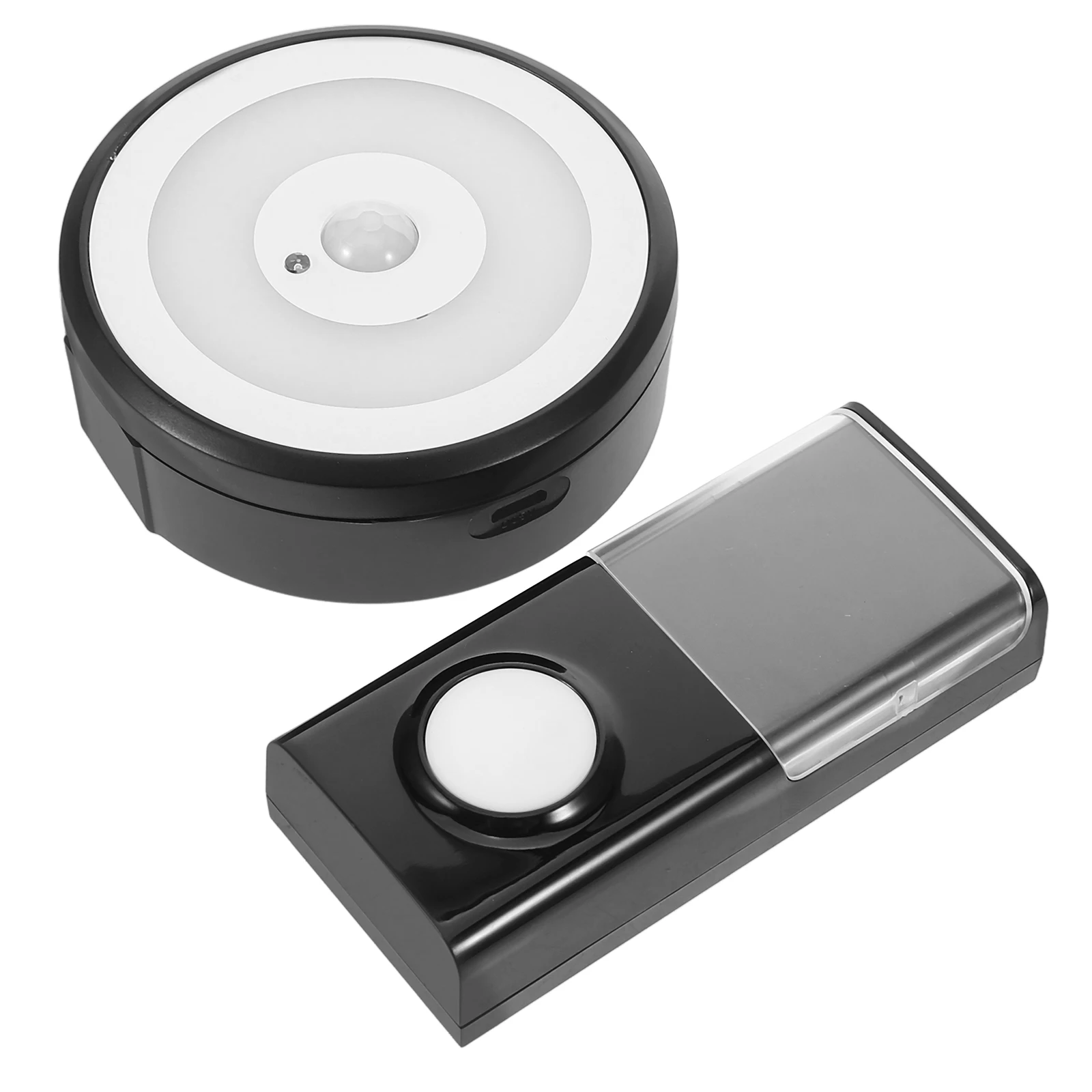 Smart Doorbell USB Wireless Practical Indoor Black Plastic Intelligent Electronic Home Security Video Durable