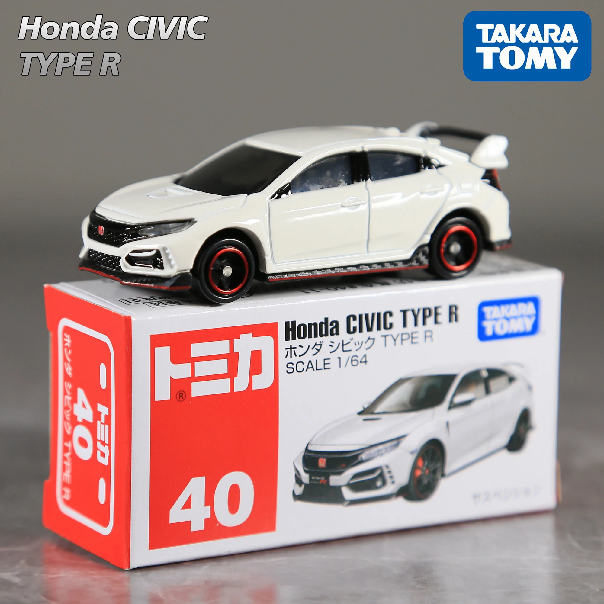 

TOMY Honda CIVIC TYPE R 40# 58# Alloy Car Diecasts & Toy Vehicles Car Model Miniature Scale Model Car For Children Out of Print