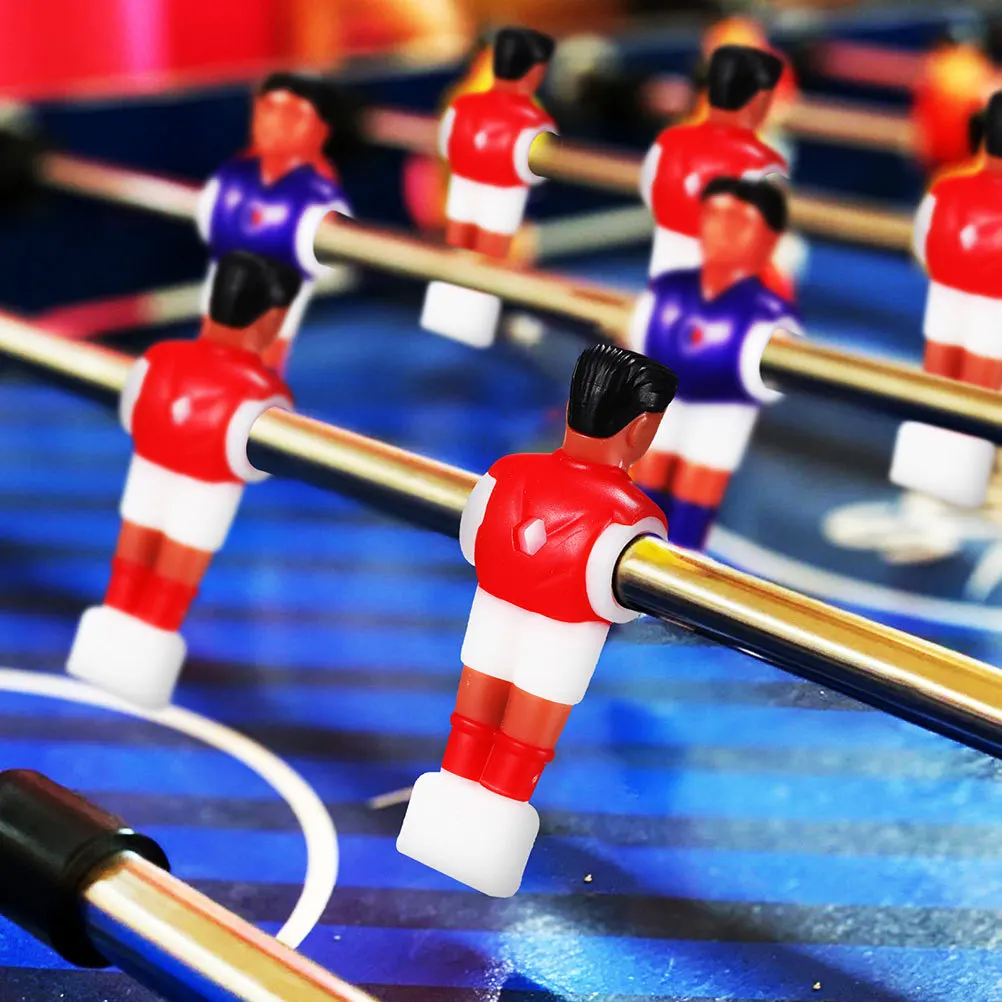 12 قطعة من ألعاب كرة القدم المصممة بشكل جيد، شخصيات متينة لطاولة كرة القدم، بدائل لعبة كرة القدم