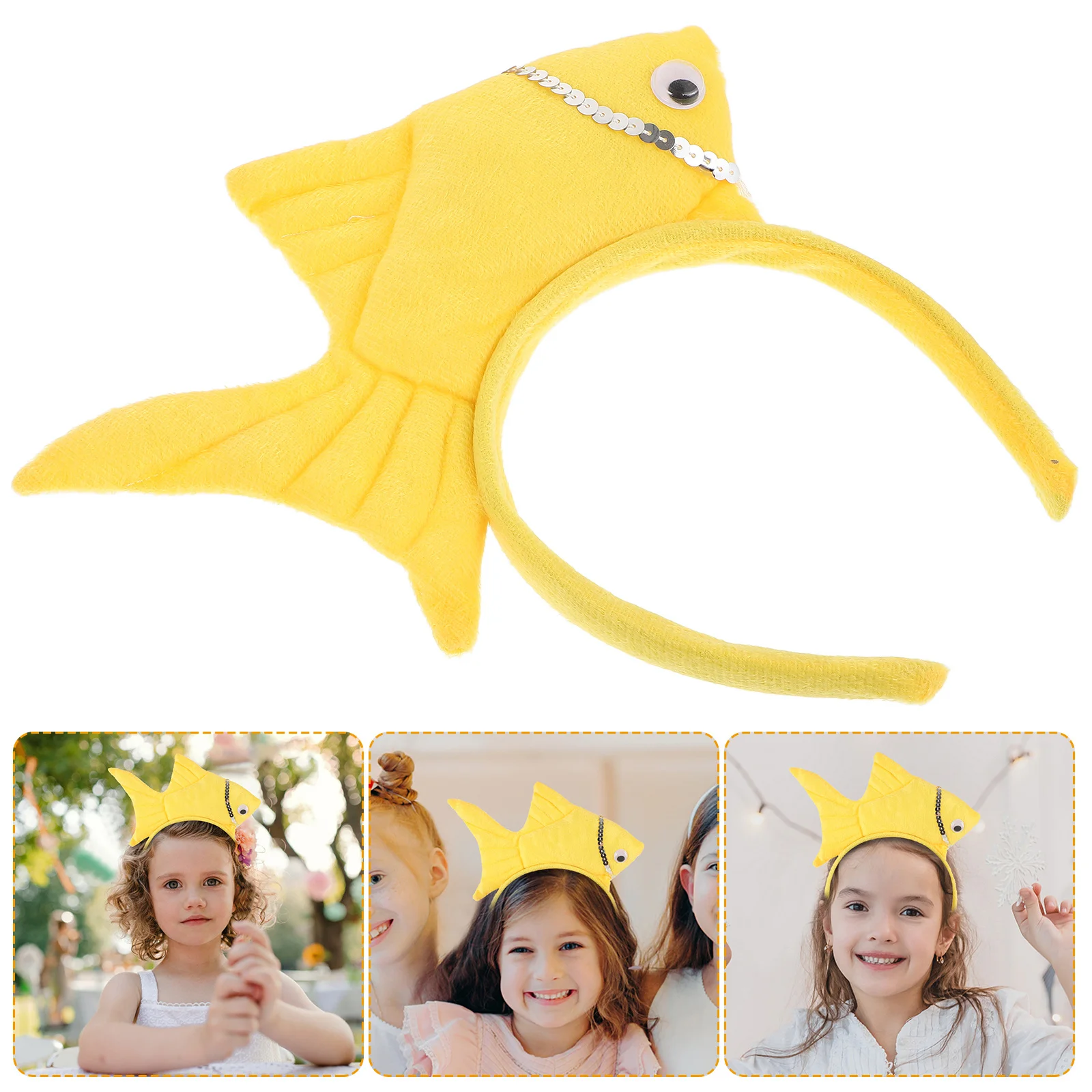 Goudvis Hoofddeksels Kinderen Halloweenfeest Rode Stereoscopische Dierenhoofdband Kinderen Verjaardag Cosplay Show Haarhoepel