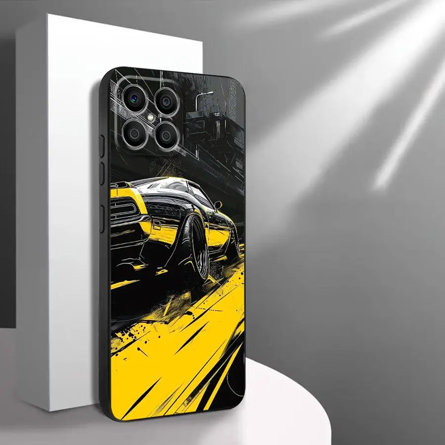 Funda Phone Cover Case for Honor X9a X5b X8 Magic5Lite X6 X7 90 200 400 Lite 70 8X JDM Sport COOL Car view 3