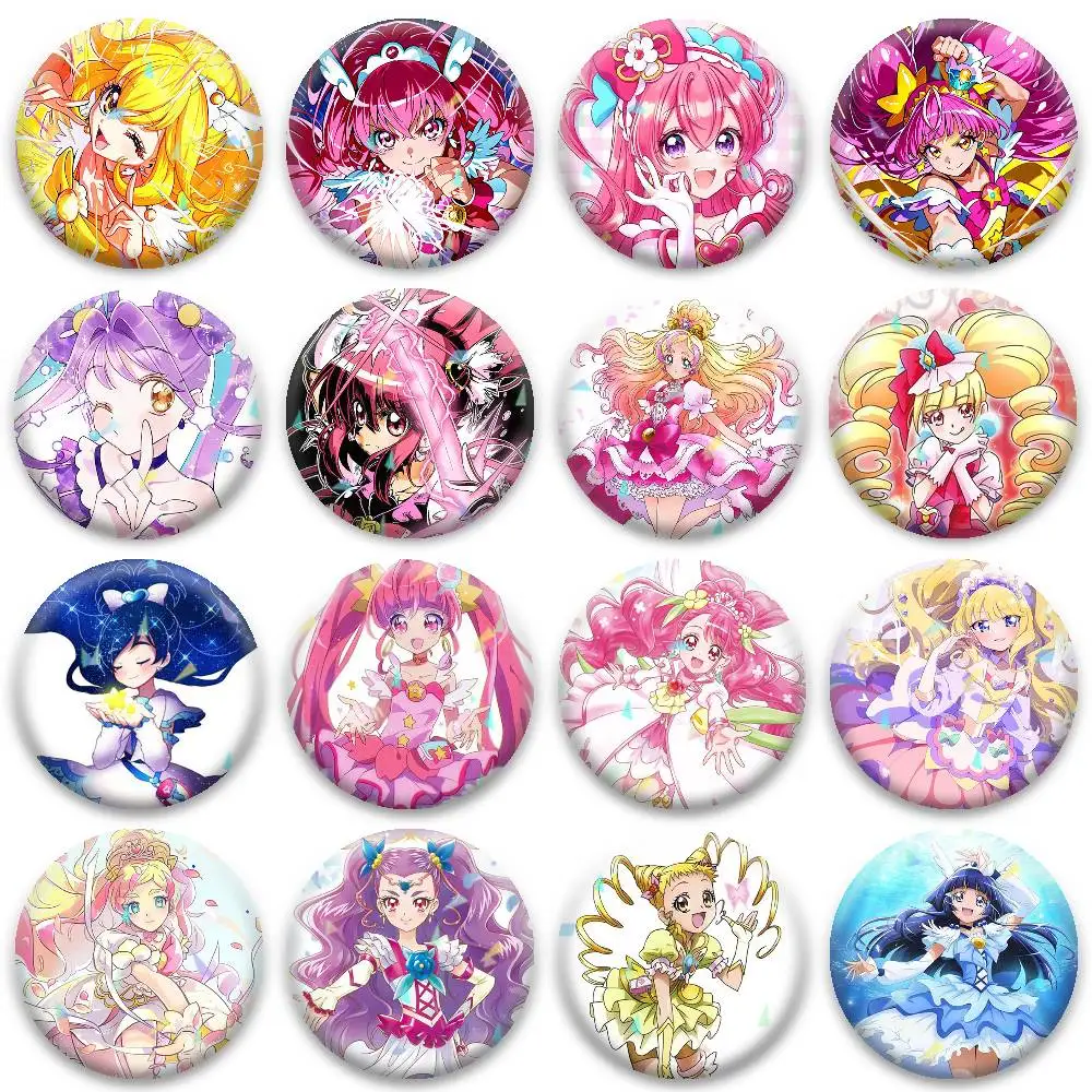 

P-Pretty Cure Badges Niche Design Brooch for Backpack Lapel Pins Creative Accessories