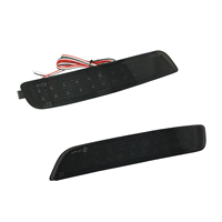 Pair LED Rear Bumper Reflector Stop Brake Light For BMW X5 F15 F85 M Sport 13-18