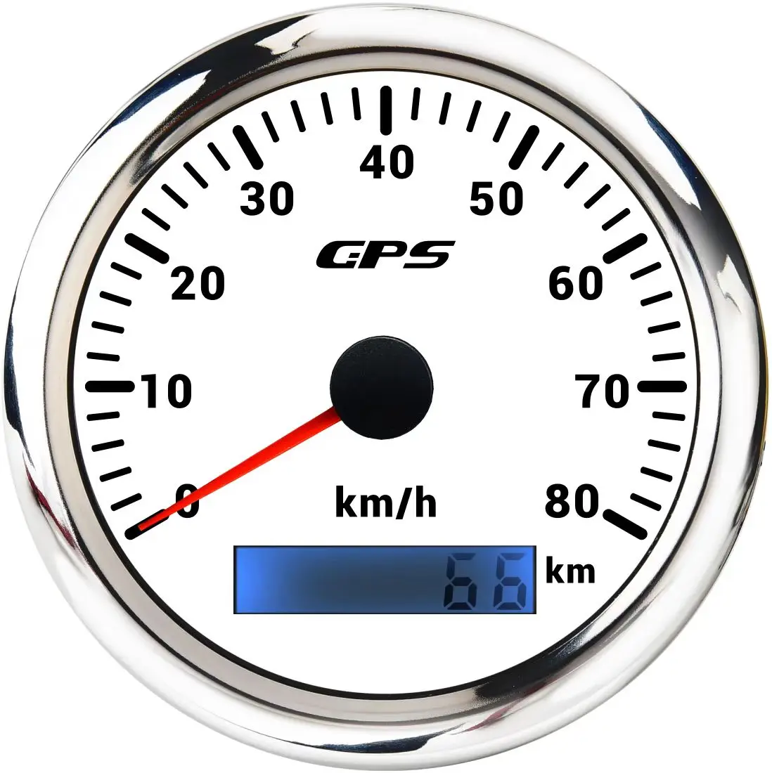 Universele 85 MM GPS Snelheidsmeter Gauge 7 Kleur LED Backlight Voor Motorfiets Marine Boot Vrachtwagen 60 Kmh 200 Kmh Snelheidsmeter Meter