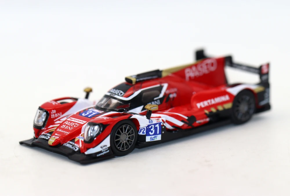 

Новый масштаб 1/64 Oreca 07 Gibson Team WRT 24H Le Mans, гоночный автомобиль, игрушки, литая под давлением модель для коллекции, подарок