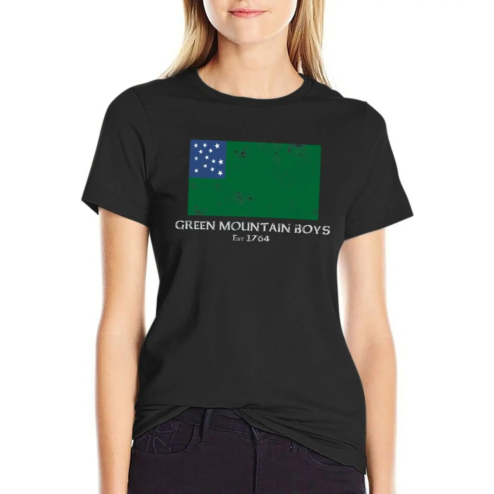 

Green Mountain Boys T-Shirt plain quick-drying new edition t shirts for Women