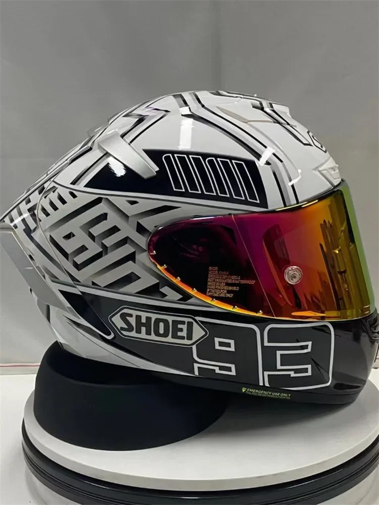 Motorcycle Full Face Helmet SHOEI X-Spirit III White ants X-Fourteen X14 Sports Bike Racing Helmet Motorcycle Helmet,Capacete