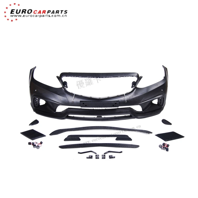 For E Class W212 W-style 2014-2016 Year Frp Material Body Kit Fit Upgrade Body Parts Car Bumper Rear Spoiler for W212 Full Set view 3