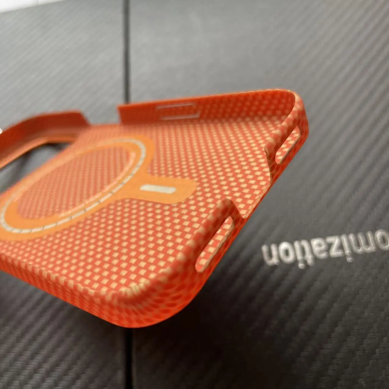 AKATIP Horse Year Limited Edition New For iPhone 17prommax Ultra Thin Aramid Fiber Magnetic Orange 17PR0 Premium Leather Anti-sh