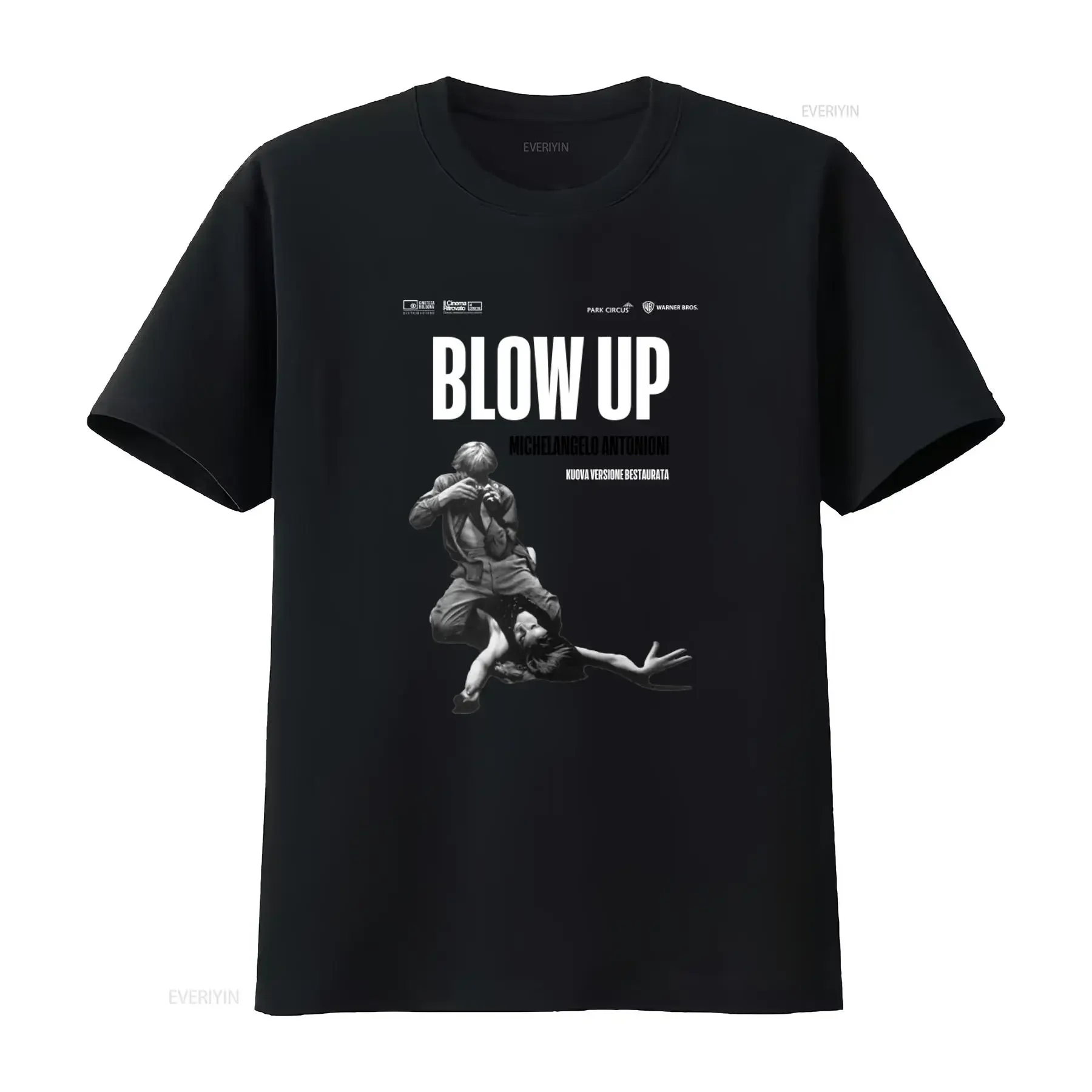 Blow Up 1967 Movie Film Poster Print T shirt Retro Style High Quality Perfect for Lovers vintage Washed graphic Stretched Soft