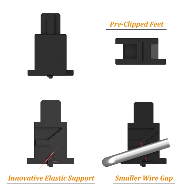DUROCK مثبت ألواح الصلب V3 المبتكرة قبل مقصوصة الجذعية غير ضبط الاستقرار الصامت 2U 6.25U 7U مثبتات لوحة المفاتيح