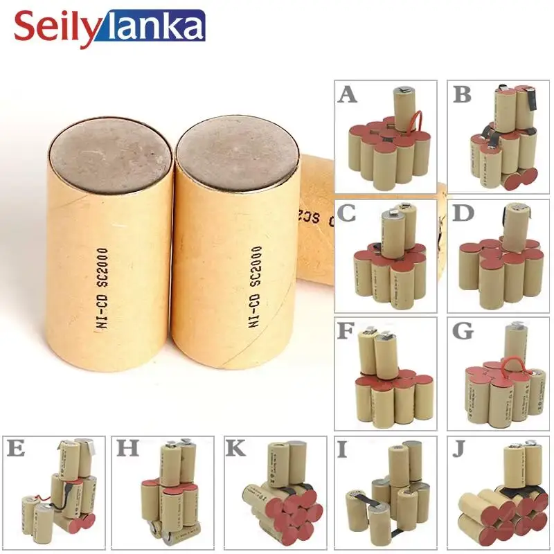 20Pcs 2000Mah Ni Cd…