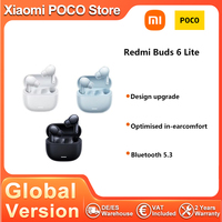 Global Version Xiaomi Redmi Buds 6 Lite Earphone Bluetooth 5.3 Design upgrade Optimized in-ear comfort