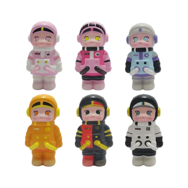 Figuras de Anime de la muñeca espacial para niños, juguete de descompresión al azar, alivio del estrés, Squishy MOLLY, pellizcos de mano, curación, 1 piezas, 2024 Accesorios