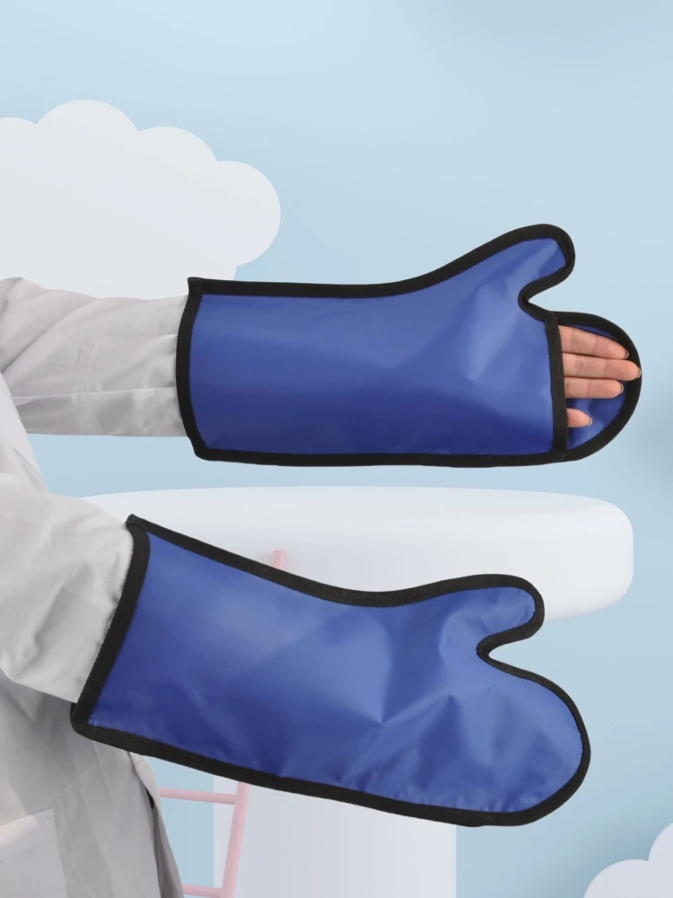 Röntgen-gammastraling beschermende 0,5 mmpb loden handschoenen huisdierziekenhuis radiologieafdeling ioniserende straling beschermende loden wanten - afbeelding 2