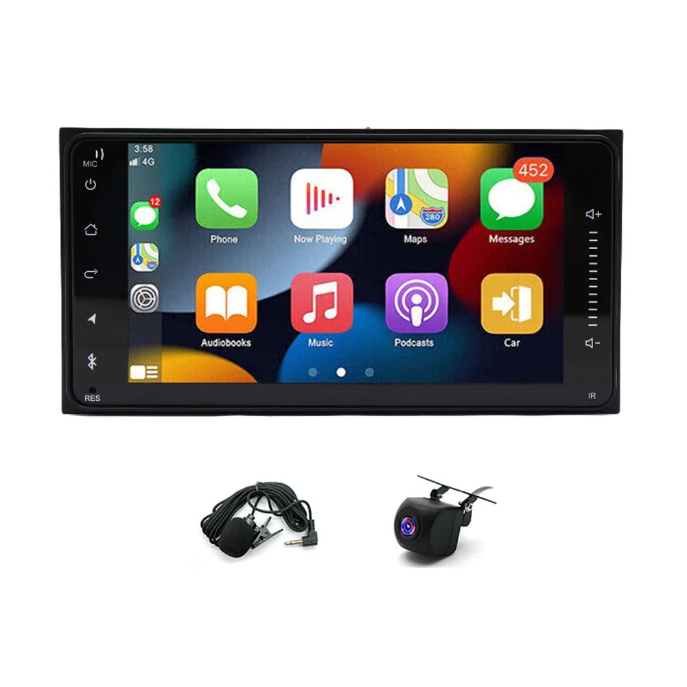 

7" 2G + 32GBCarPlay Android 13 Car Stereo Radio GPS WiFi BT Compatible for 4 Runner Camry
