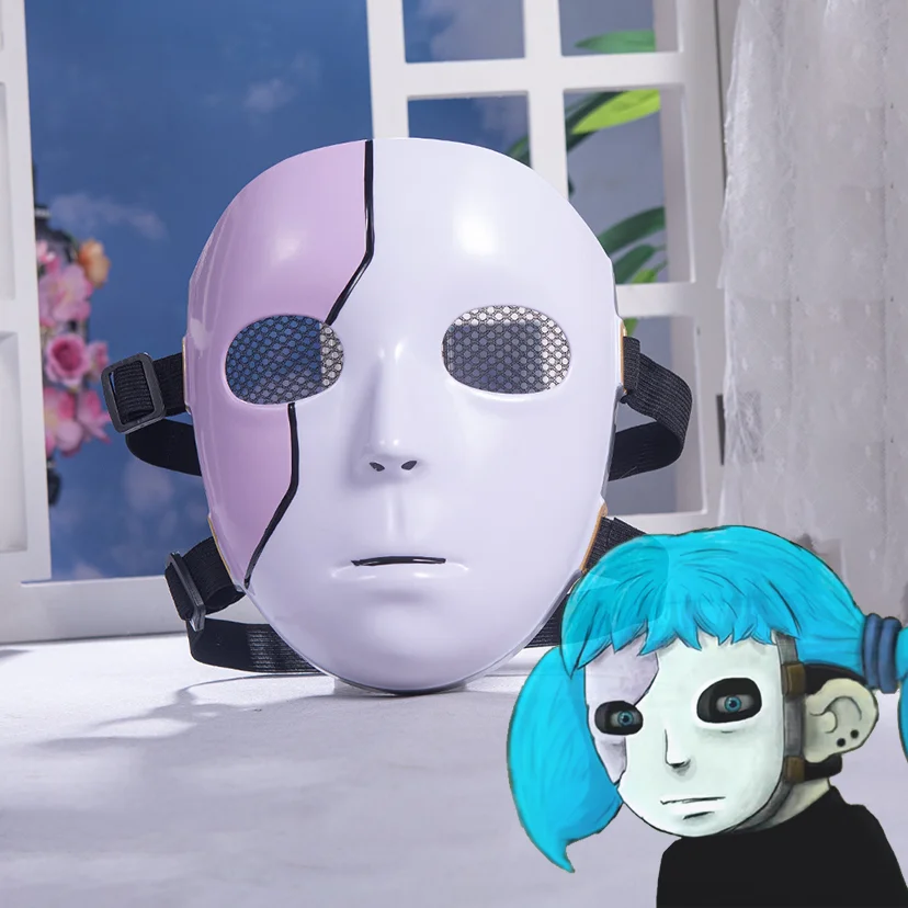 

Игра Салли Лицо Косплей Маска Для Взрослых Унисекс Анфас Розовые Белые Пластиковые Маски Головные Уборы Хэллоуин Ролевые Игры Аксессуары Реквизит