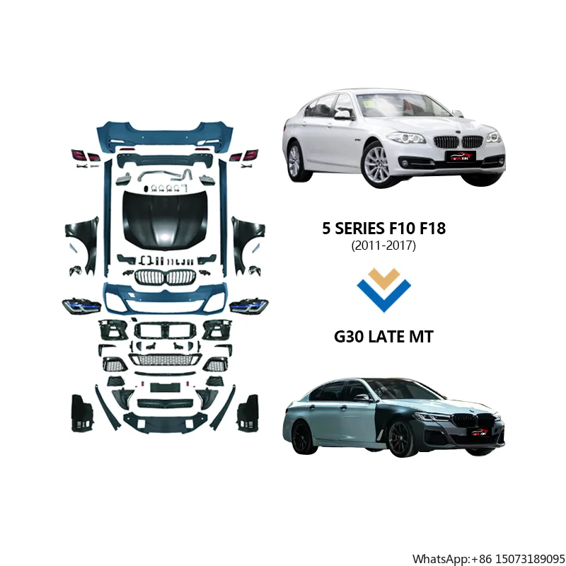 

Новое поступление для комплекта для переоборудования F10 F18 5-й серии Facelift to G30 MT Bodykit с высококачественными светодиодными фарами, автозапчасти