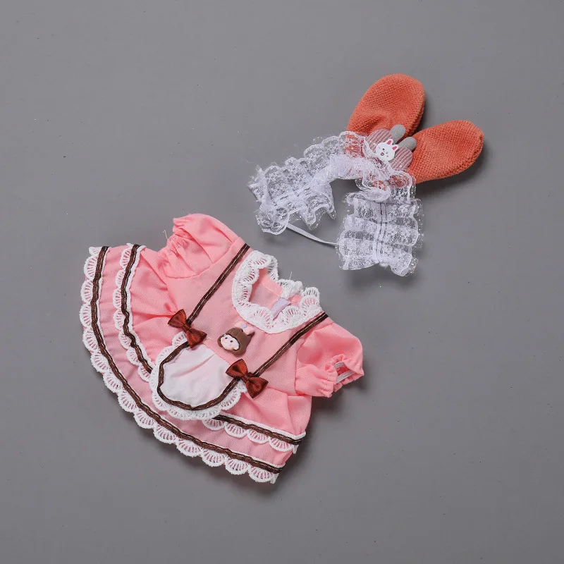 Speelgoedaccessoires 20 cm kleding voor poppen Pop Lolita-jurk Mooie pluche poppenkleertjes