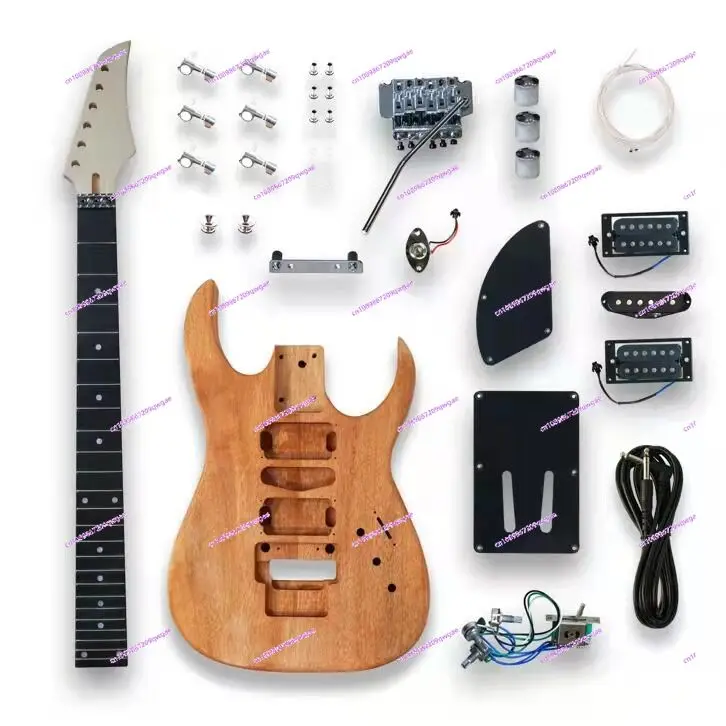 DIY 6 String Full Set Electric Guitar 22 Pins Student Musical Instrument Guitar Modification