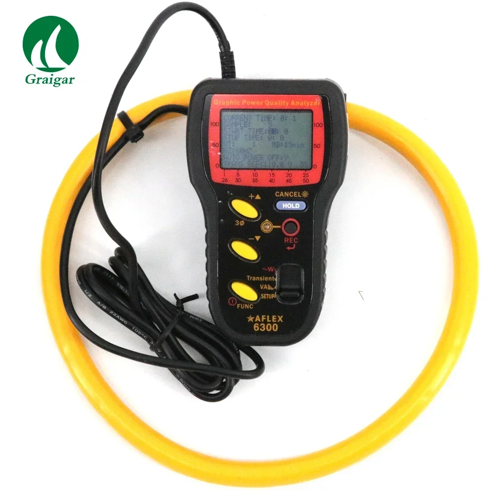 

New AFLEX-6300 Graphic Power Quality Analyzer/Power Analyzer/Power Quality Analyzer