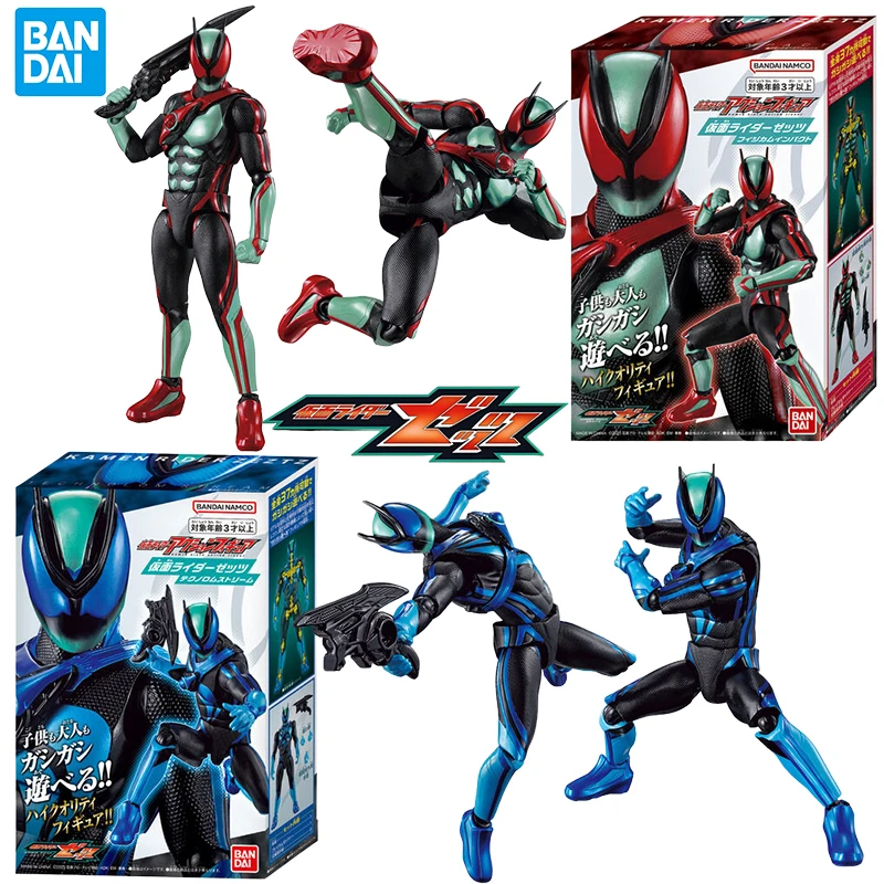

Bandai Genuine Kamen Rider Zeztz PHYSICAM IMPACT TECHNOLOGY STREAM Anime Figure Action Toys Boys Girls Gift Collectible Model