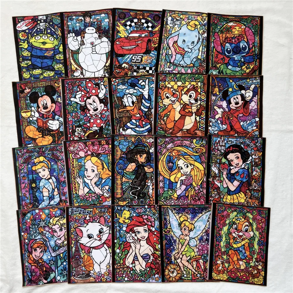 Disney Princess Mickey Mickey Minnie DIY Sewing Fabric Bag Hand Dyed Fabric Fabric Handmade Fabric Quilting Patchwork 15x20cm